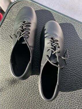 Women’s  Black Lace-Up Tap Shoes